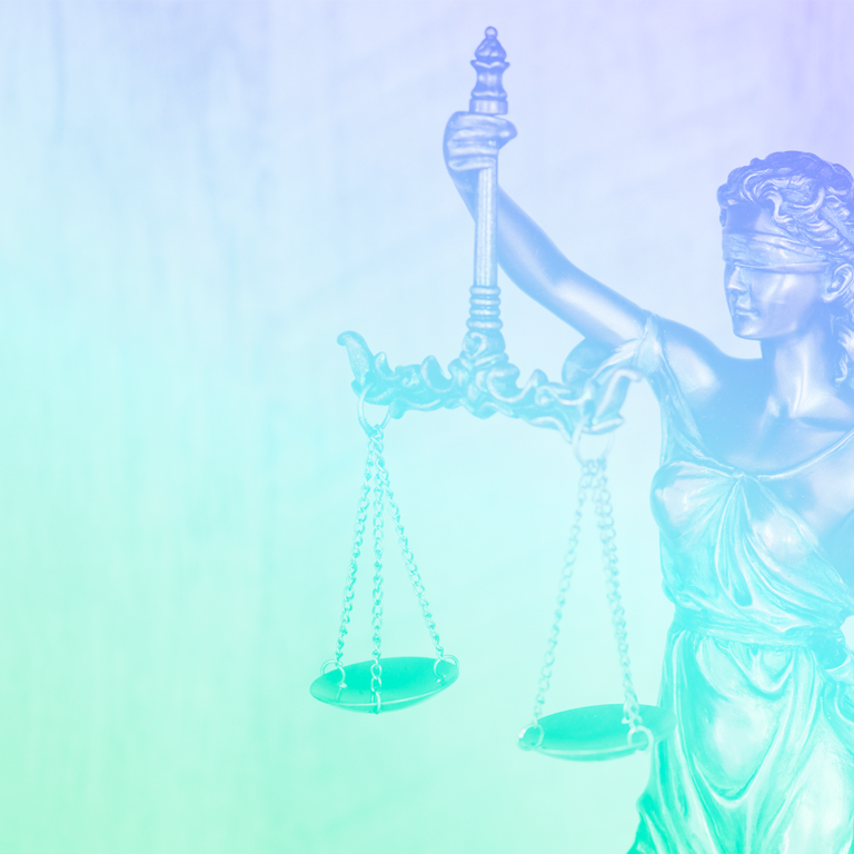 imagem com o símbolo do jurídico que é uma balança representando as leis trabalhistas